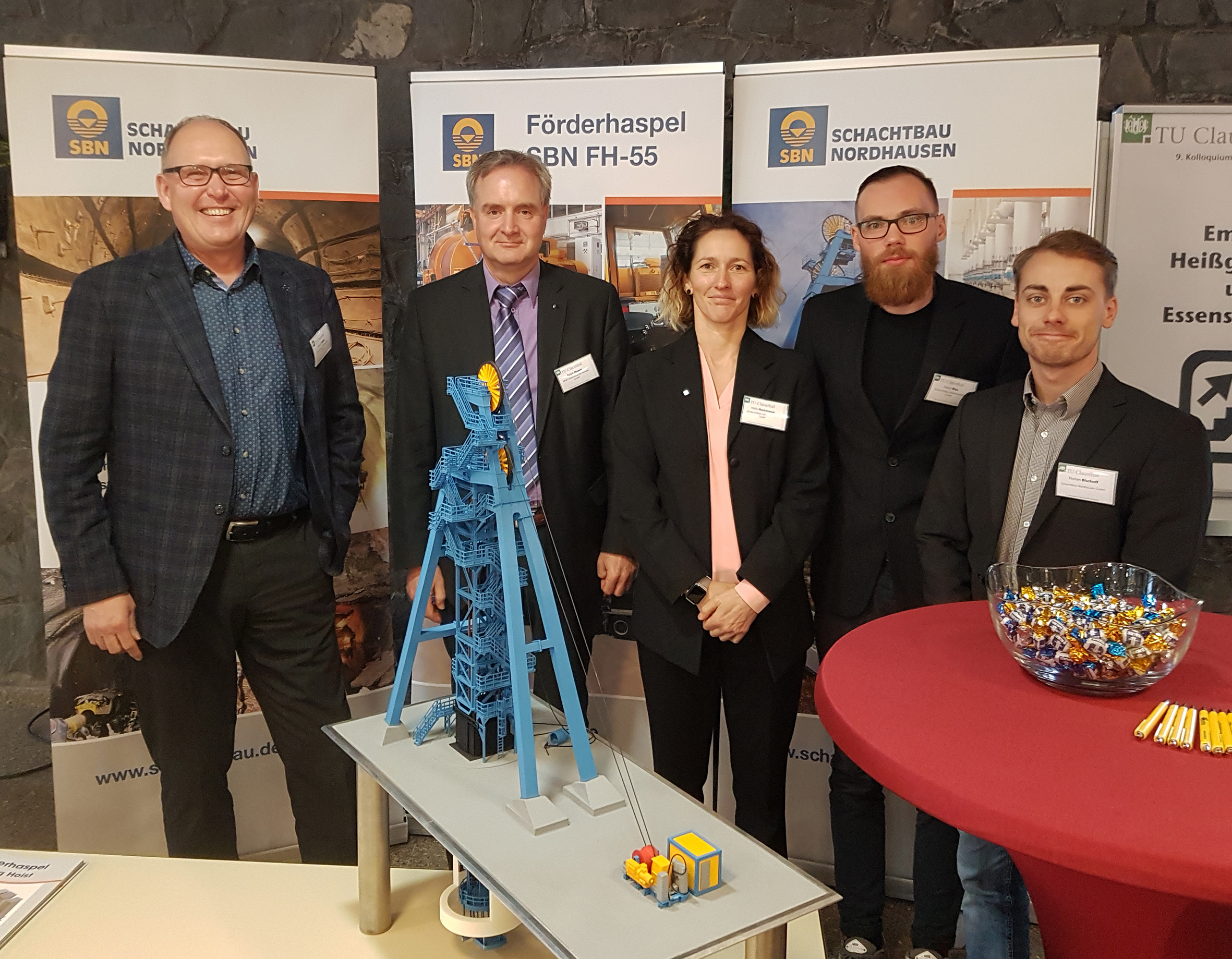 Die SCHACHTBAU Gruppe präsentierte sich auf dem 9. Kolloquium „Fördertechnik im Bergbau“ in Clausthal-Zellerfeld